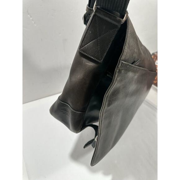 Vintage Coach Messenger Leather Briefcase Laptop Bag Strap Large H1S-5233 RARE - Picture 6 of 16